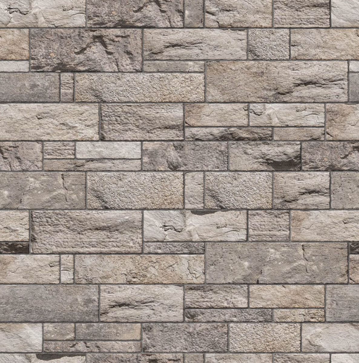 A seamless concrete texture with seapearl craft® chop ledge blocks arranged in a Coursed Ashlar pattern