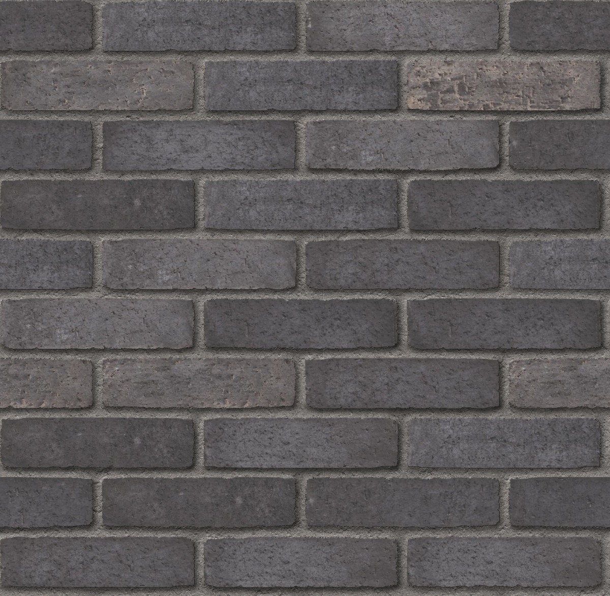A seamless brick texture with shadowdance craft® warehouse brick units arranged in a Stretcher pattern
