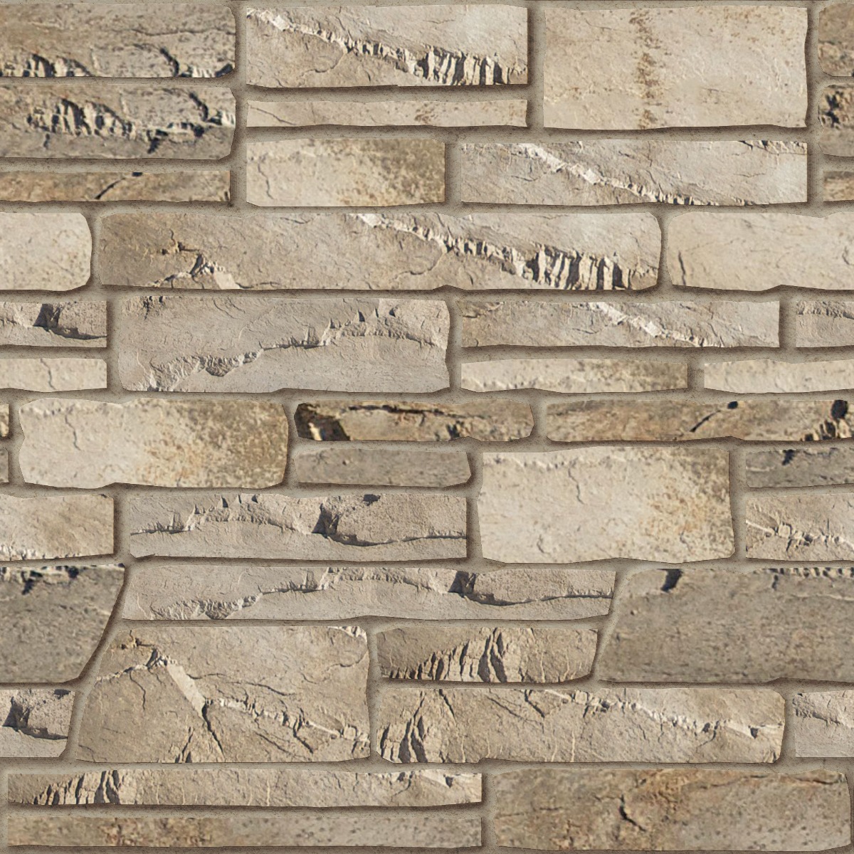 A seamless concrete texture with timberwolf craft® peak ledge blocks arranged in a Rectangular Ashlar pattern