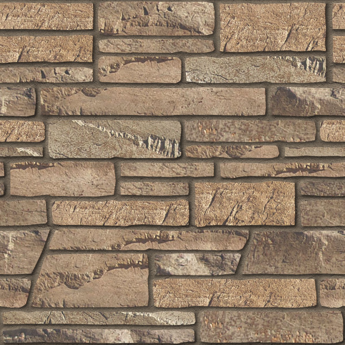 A seamless concrete texture with tortoiseshell craft® peak ledge blocks arranged in a Rectangular Ashlar pattern