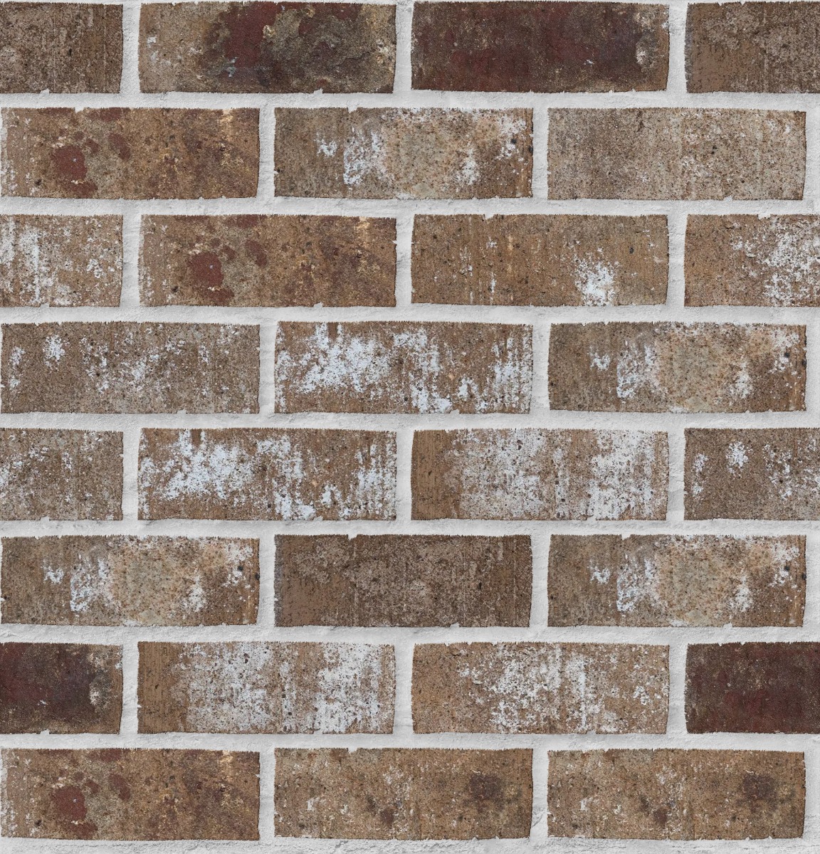 A seamless brick texture with aspen chase units arranged in a Stretcher pattern