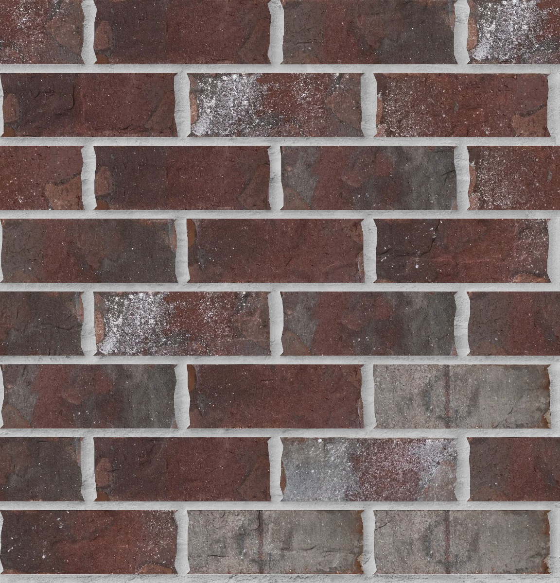 A seamless brick texture with belhaven units arranged in a Stretcher pattern