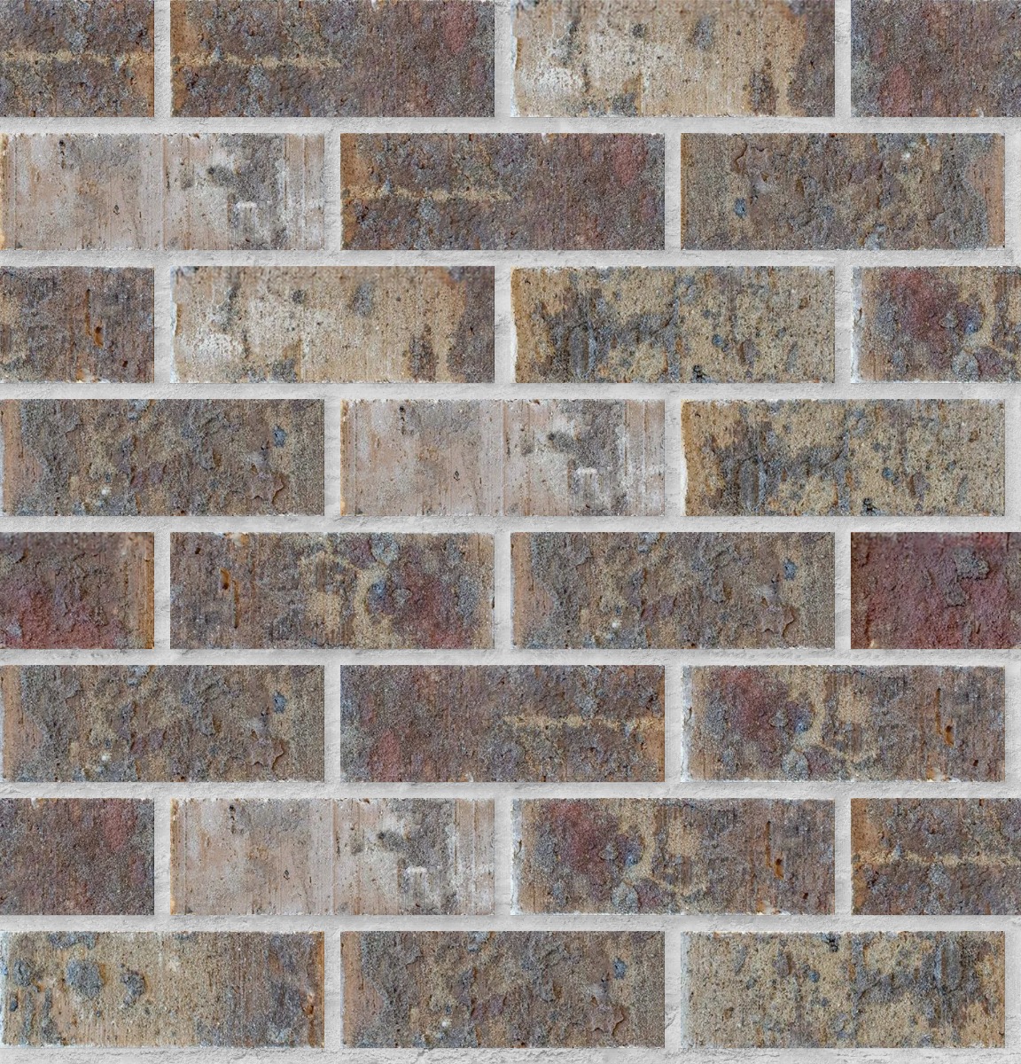 A seamless brick texture with bingham canyon units arranged in a Stretcher pattern