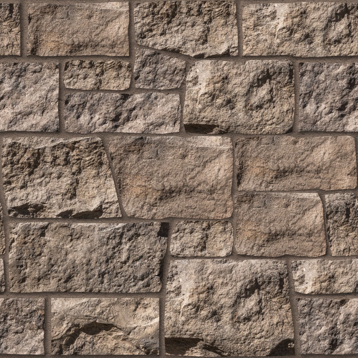 A seamless concrete texture with bison craft® orchard limestone blocks arranged in a Varied Ashlar pattern