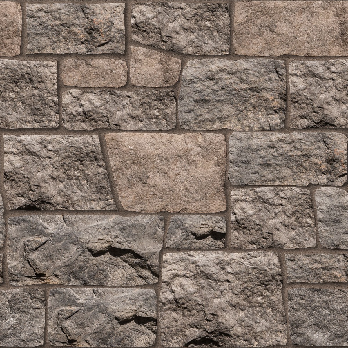 A seamless concrete texture with blacktruffle craft® orchard limestone  blocks arranged in a Varied Ashlar pattern