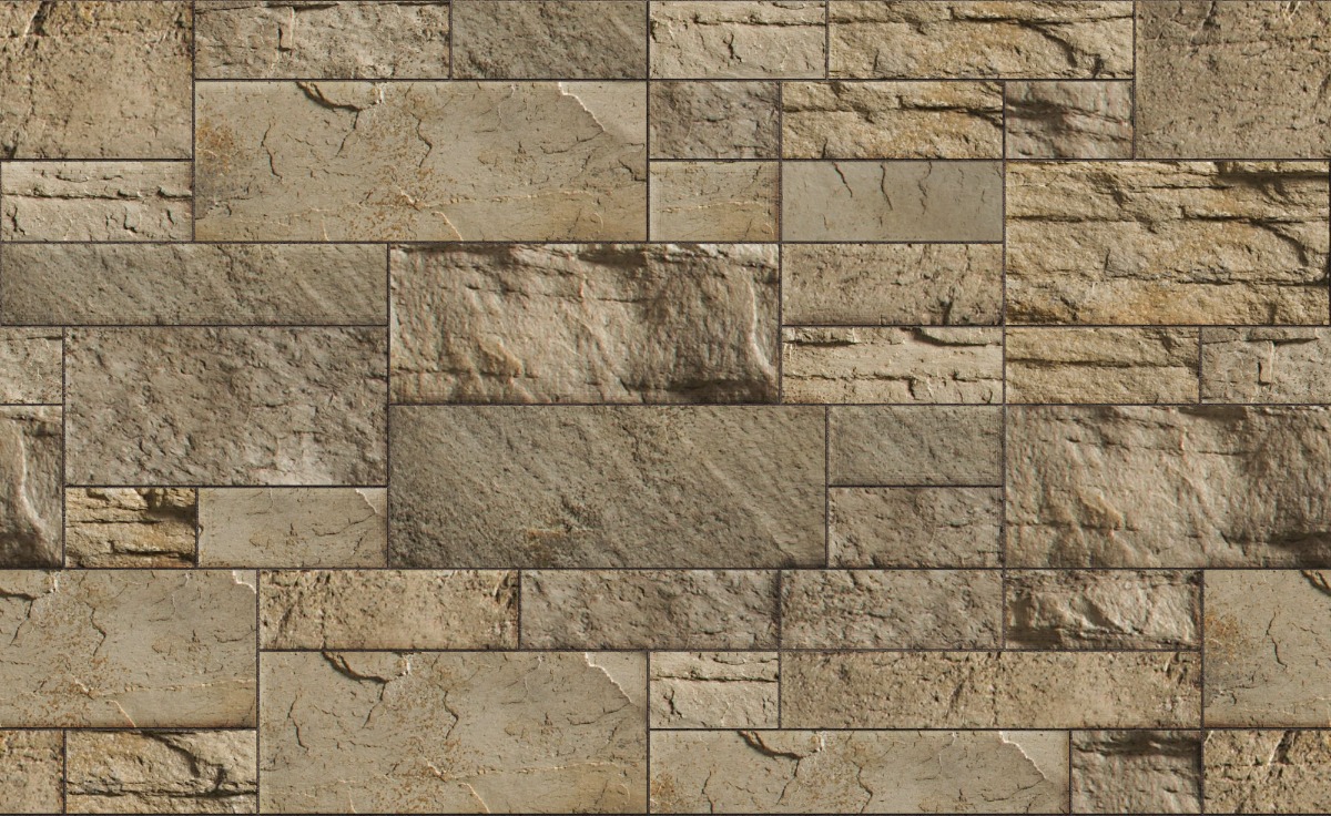 A seamless concrete texture with mountainlion craft® split modular blocks arranged in a Modular Ashlar pattern