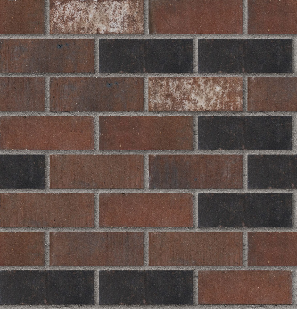 A seamless brick texture with oakhurst units arranged in a Stretcher pattern