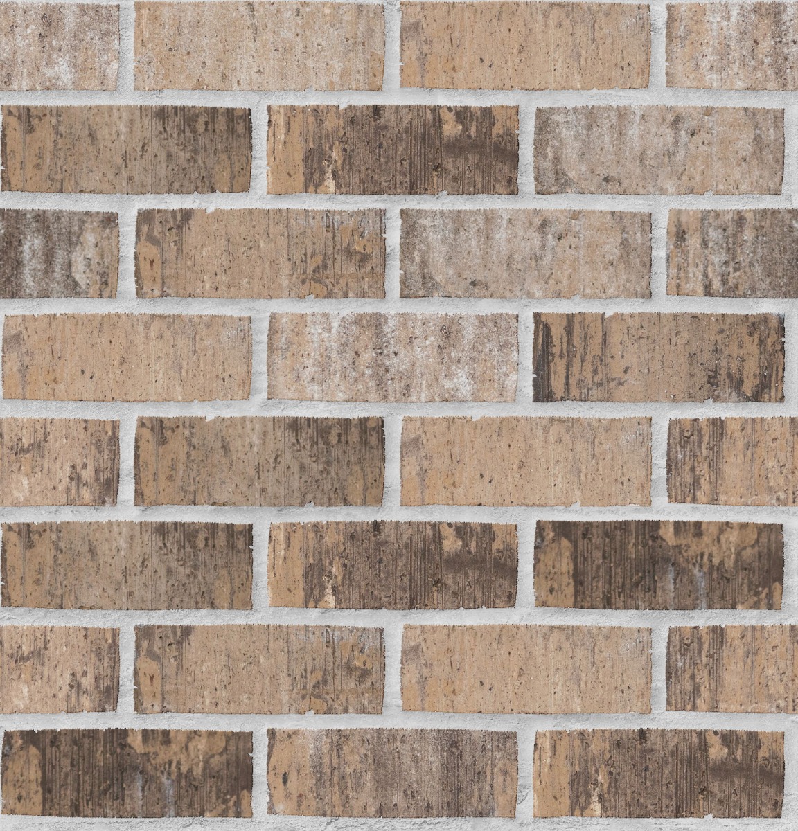 A seamless brick texture with old waverly units arranged in a Stretcher pattern
