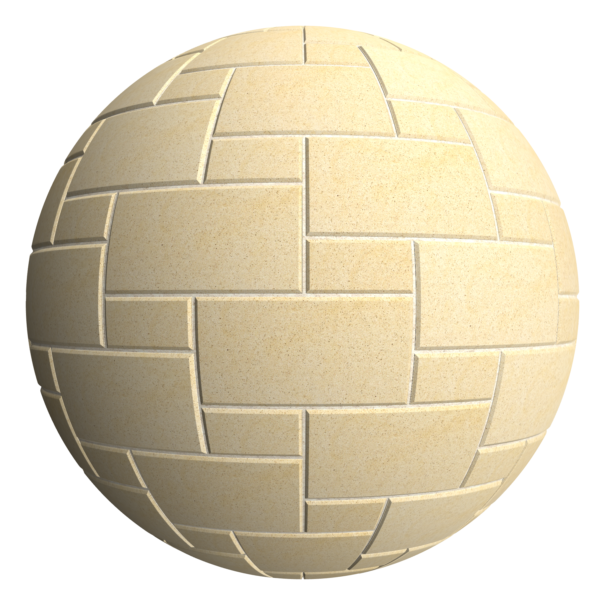 3D sphere preview of Sandstone, Hopscotch seamless texture