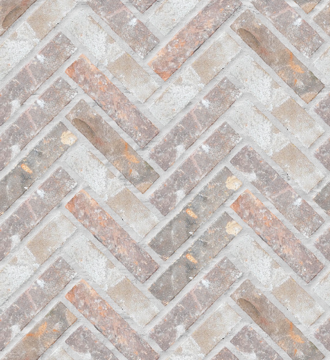 A seamless brick texture with sassenheim geel brons vb wf mix units arranged in a Herringbone pattern