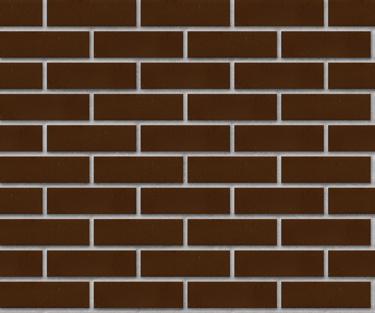 A seamless brick texture with autumn foliage glazed thin brick modular units arranged in a Stretcher pattern