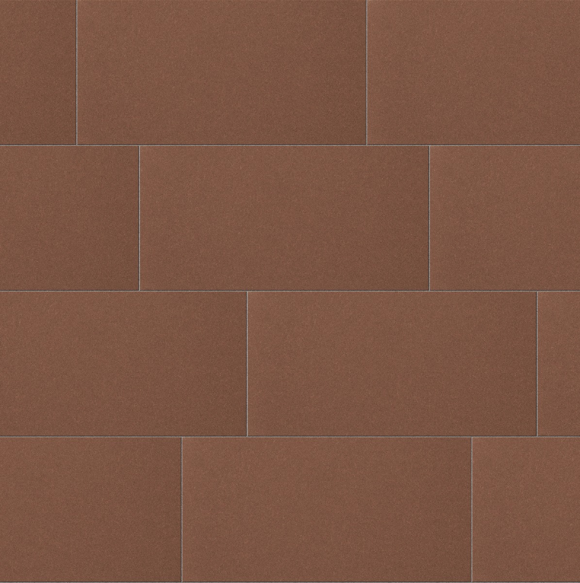 A seamless surfaces texture with carat coral 8034 by swisspearl units arranged in a Staggered pattern