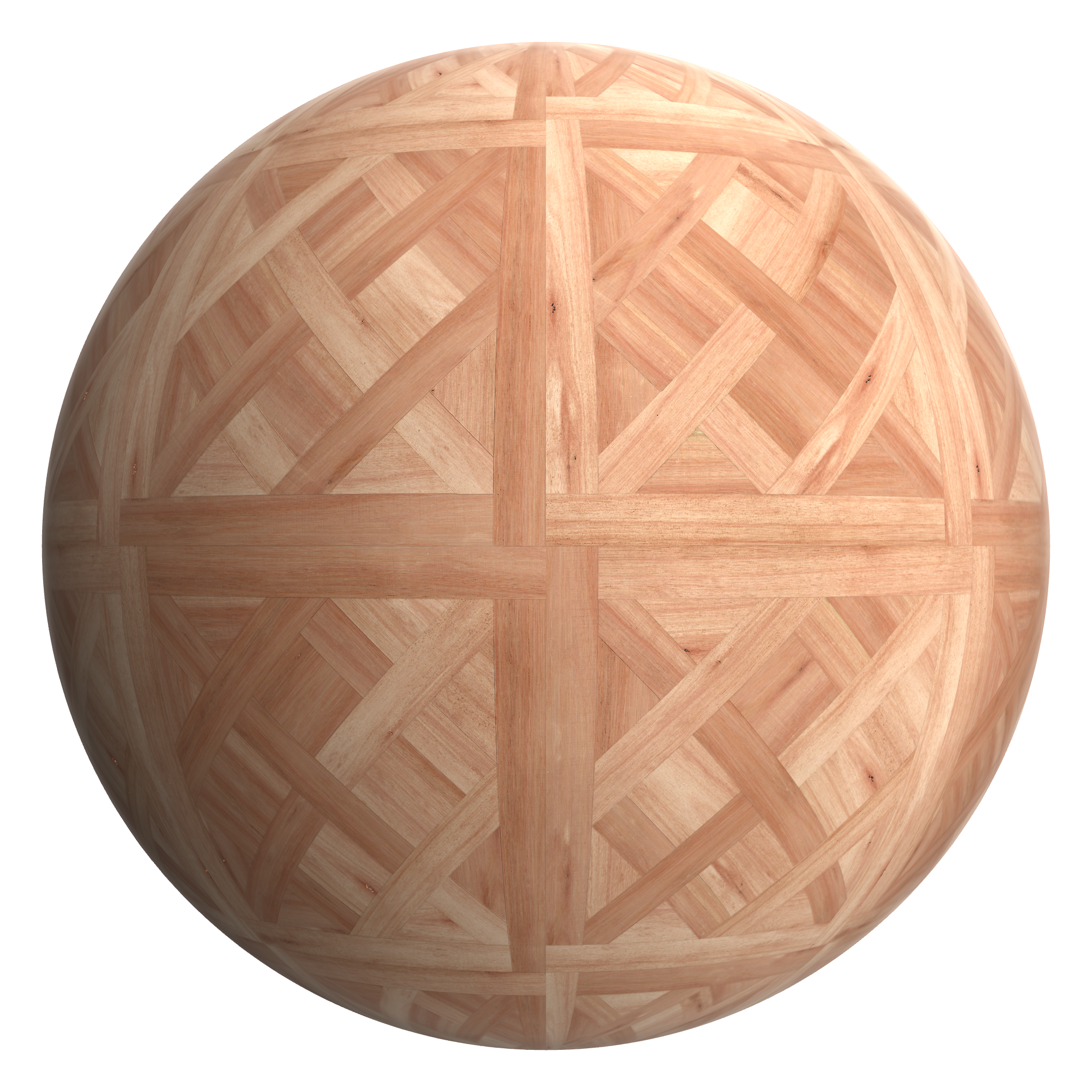 3D sphere preview of Eucalyptus, Framed Versailles seamless texture