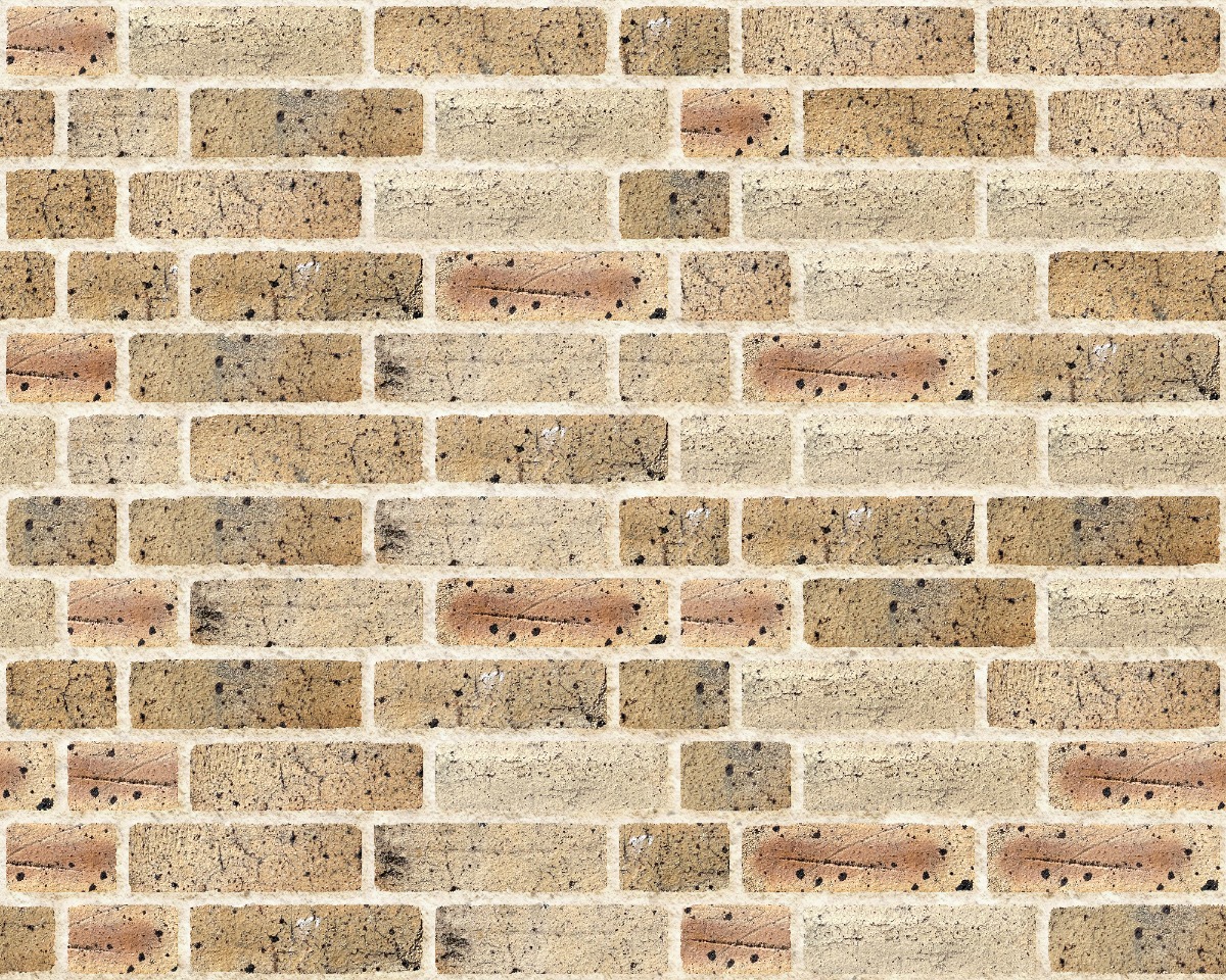 A seamless brick texture with monkton brick units arranged in a Silesian Bond pattern