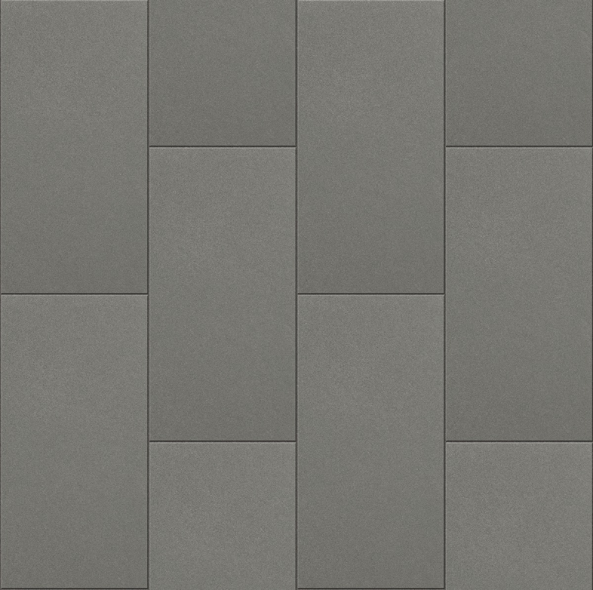 A seamless surfaces texture with nobilis granite 622 by swisspearl units arranged in a Stretcher pattern