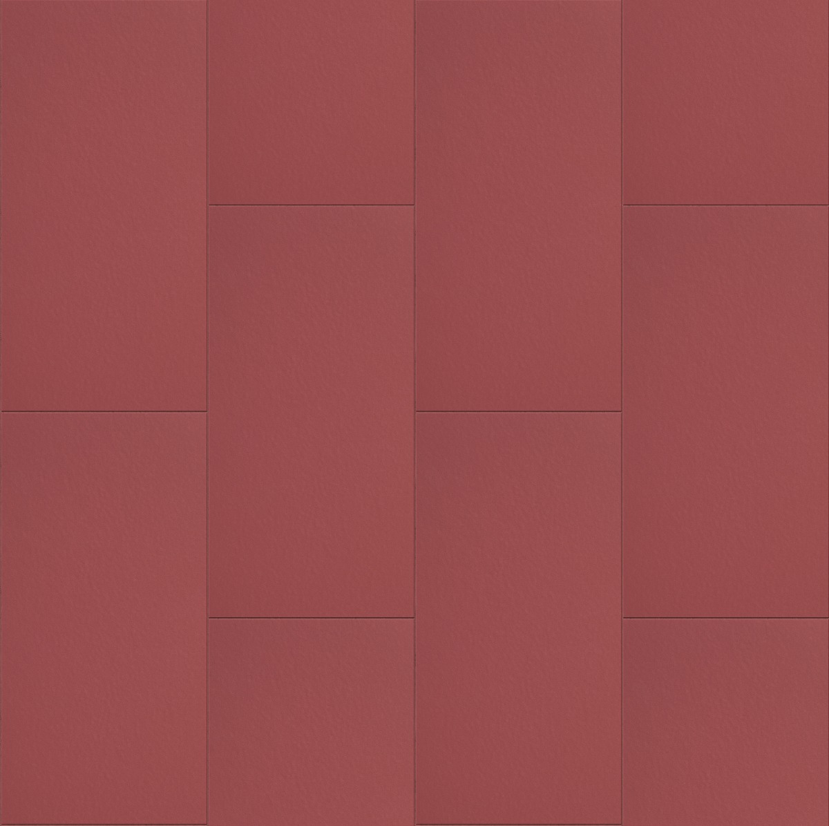 A seamless surfaces texture with planea crimson 333 by swisspearl units arranged in a Stretcher pattern