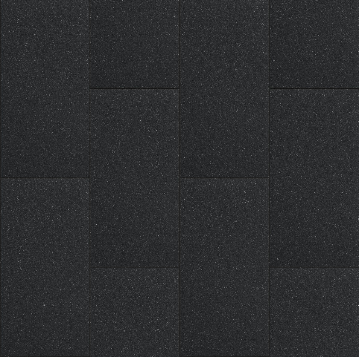 A seamless surfaces texture with reflex anthracite 4021 units arranged in a Stretcher pattern