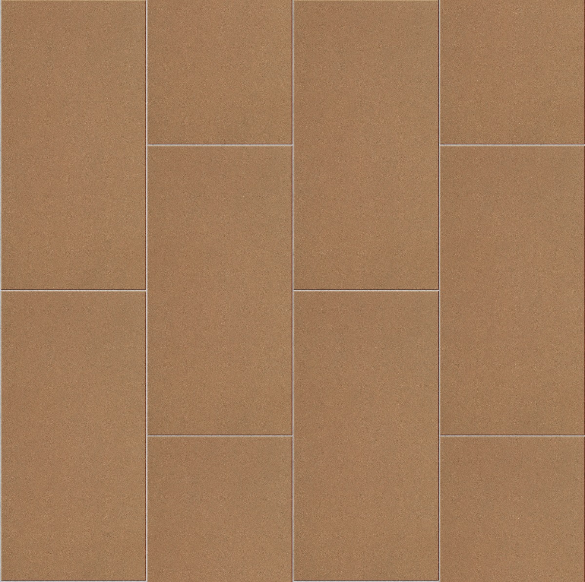 A seamless surfaces texture with terra amber 751 units arranged in a Stretcher pattern