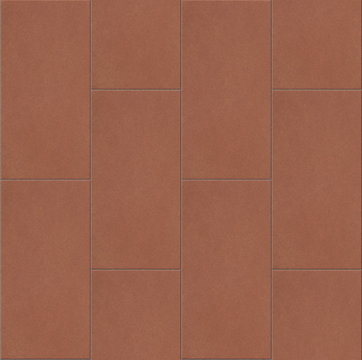 A seamless surfaces texture with terra amber 752 units arranged in a Stretcher pattern