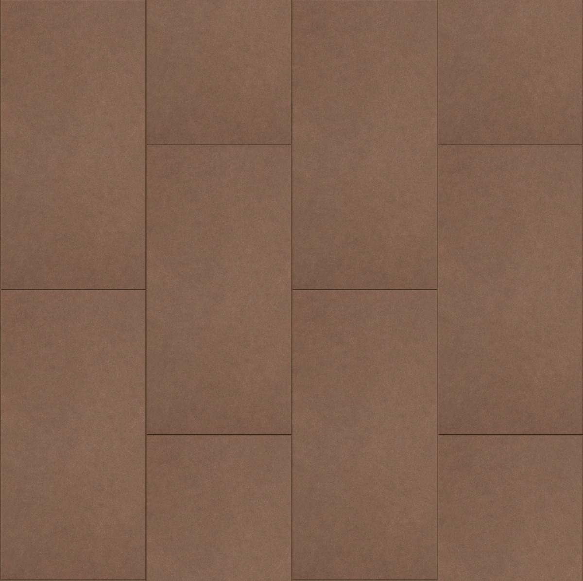 A seamless surfaces texture with terra amber 753 by swisspearl units arranged in a Stretcher pattern