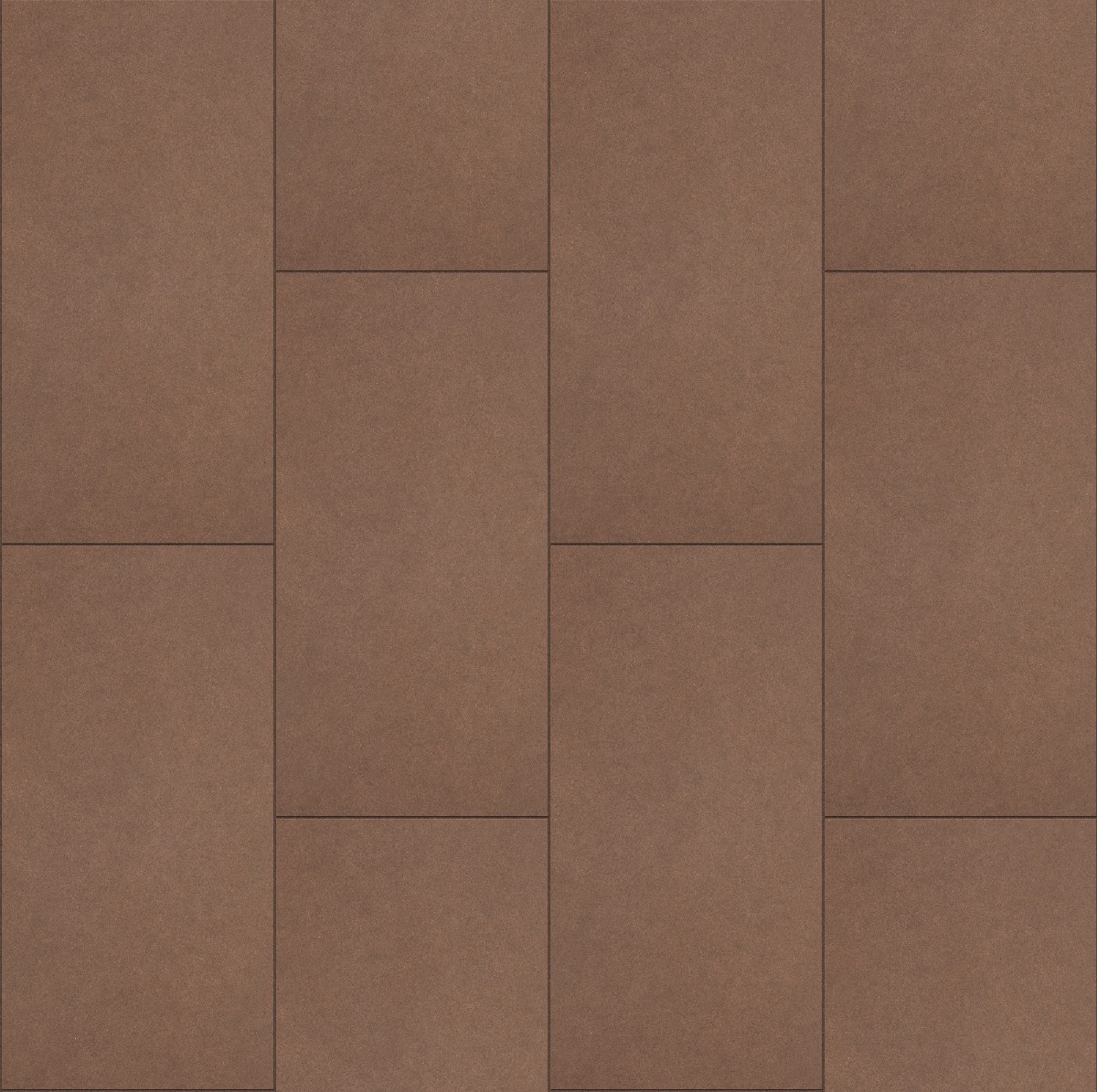 A seamless surfaces texture with terra amber 753 units arranged in a Stretcher pattern