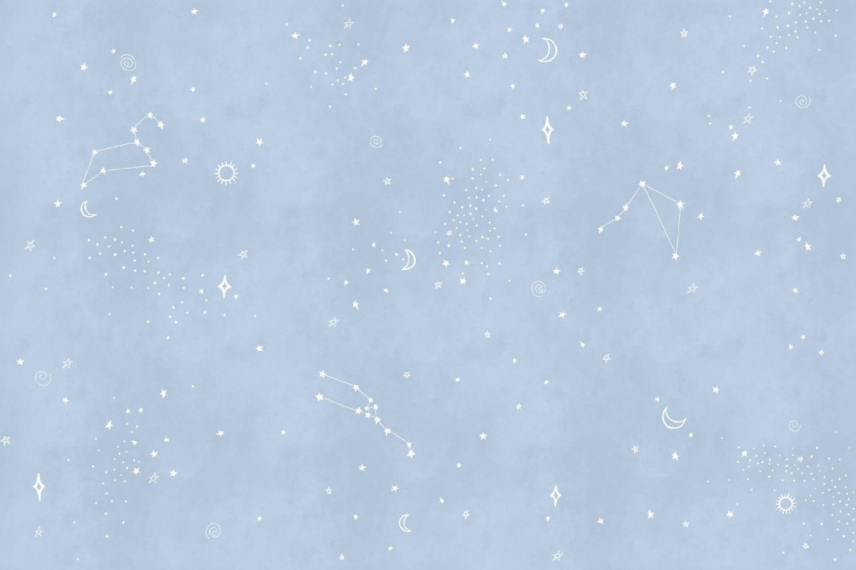 A seamless wallpaper texture with celestial blue units arranged in a None pattern