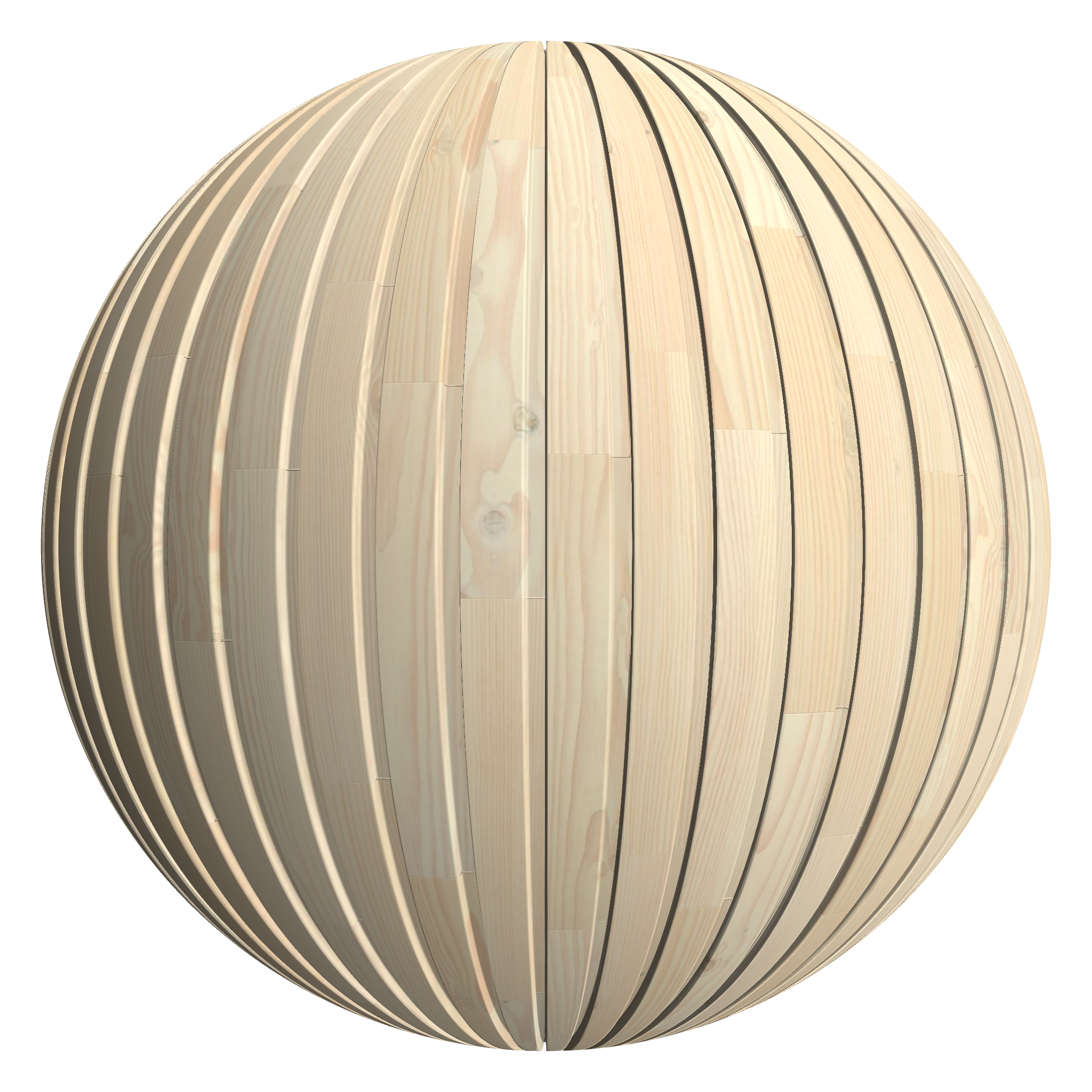 3D sphere preview of Douglas Fir, Staggered with Shadowgap seamless texture