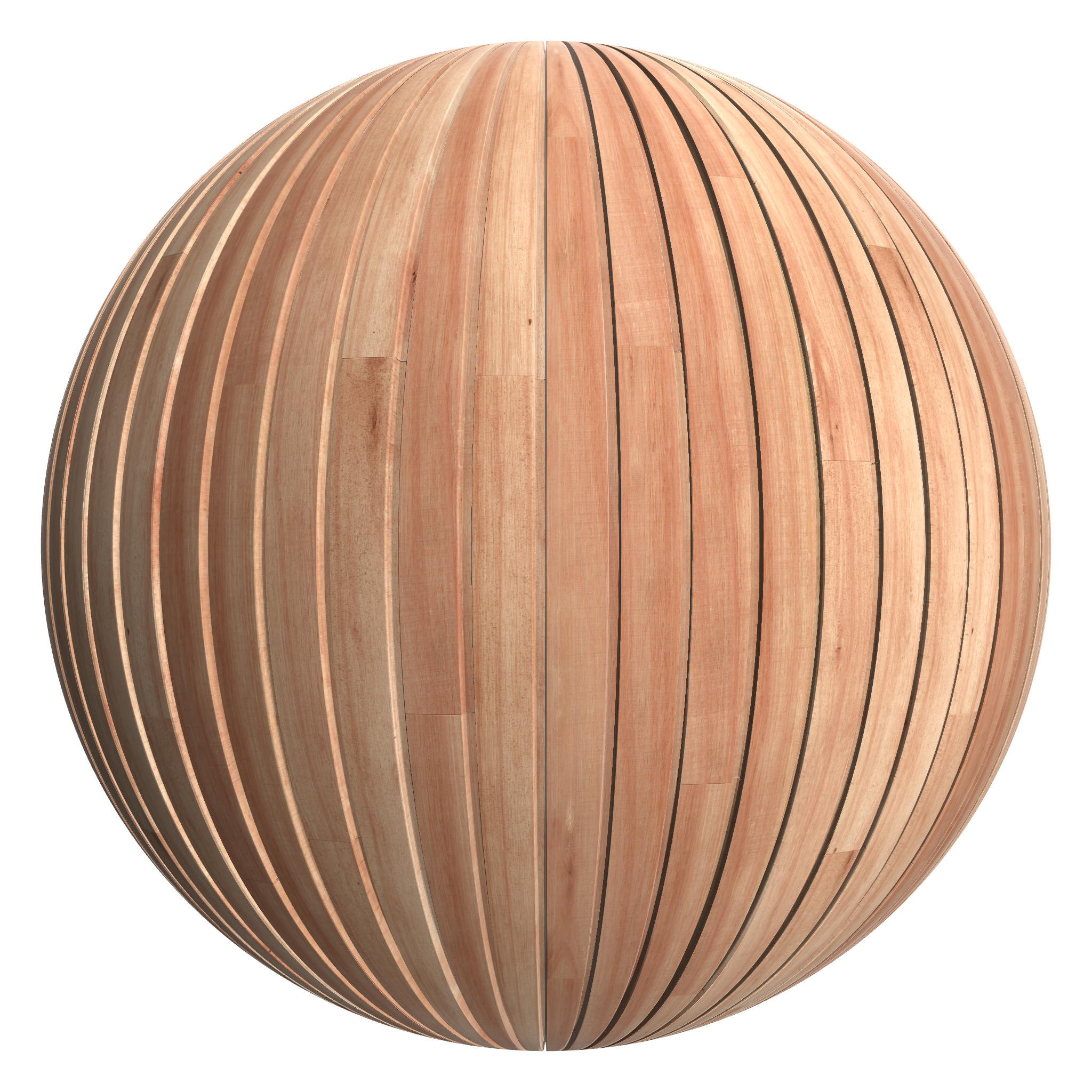 3D sphere preview of Eucalyptus, Staggered with Shadowgap seamless texture