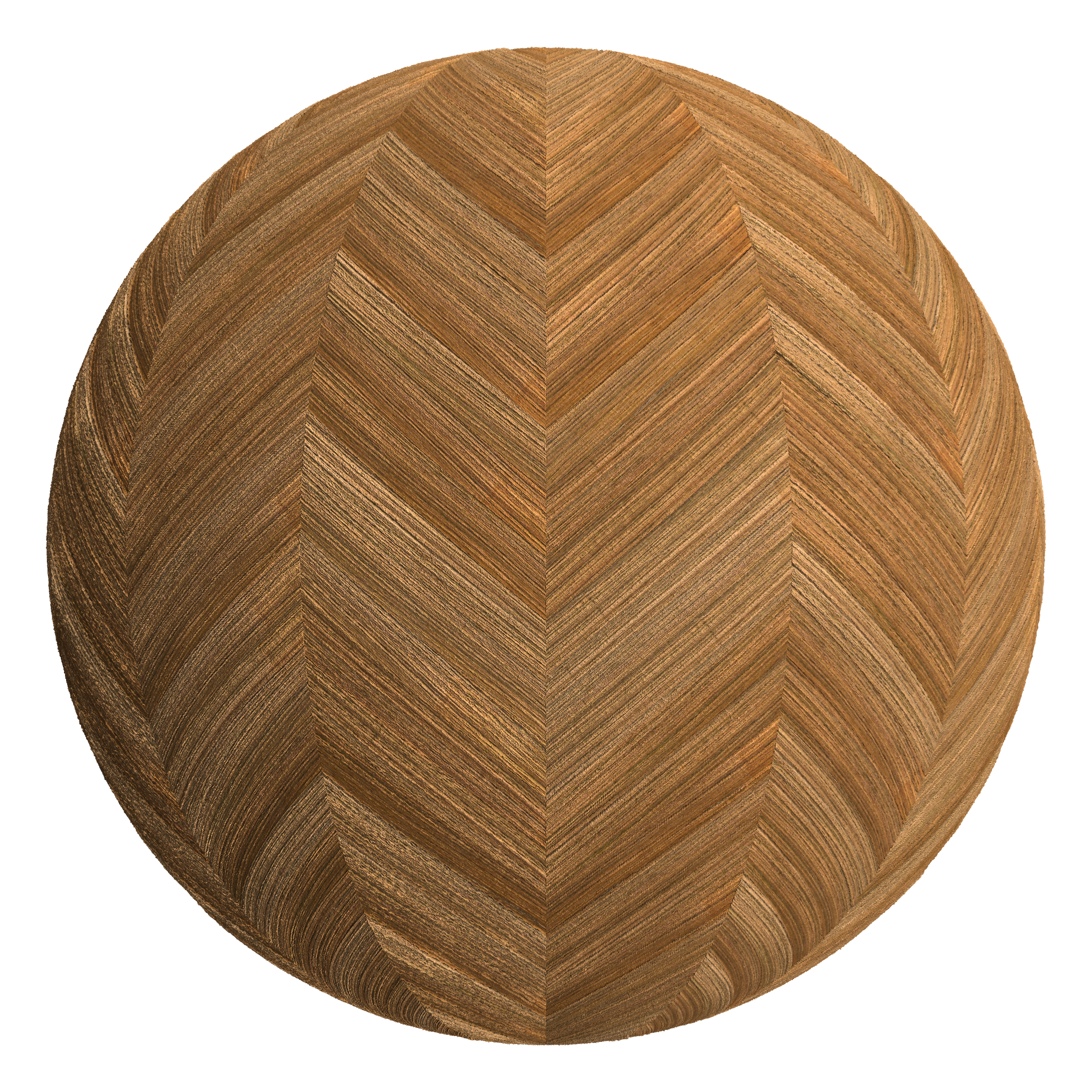 3D sphere preview of Ovangkol, Chevron seamless texture