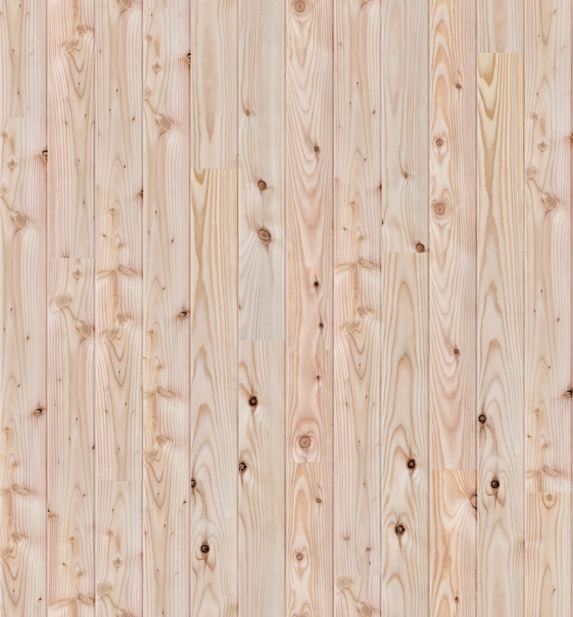 A seamless wood texture with scottish larch | planed boards arranged in a Staggered pattern