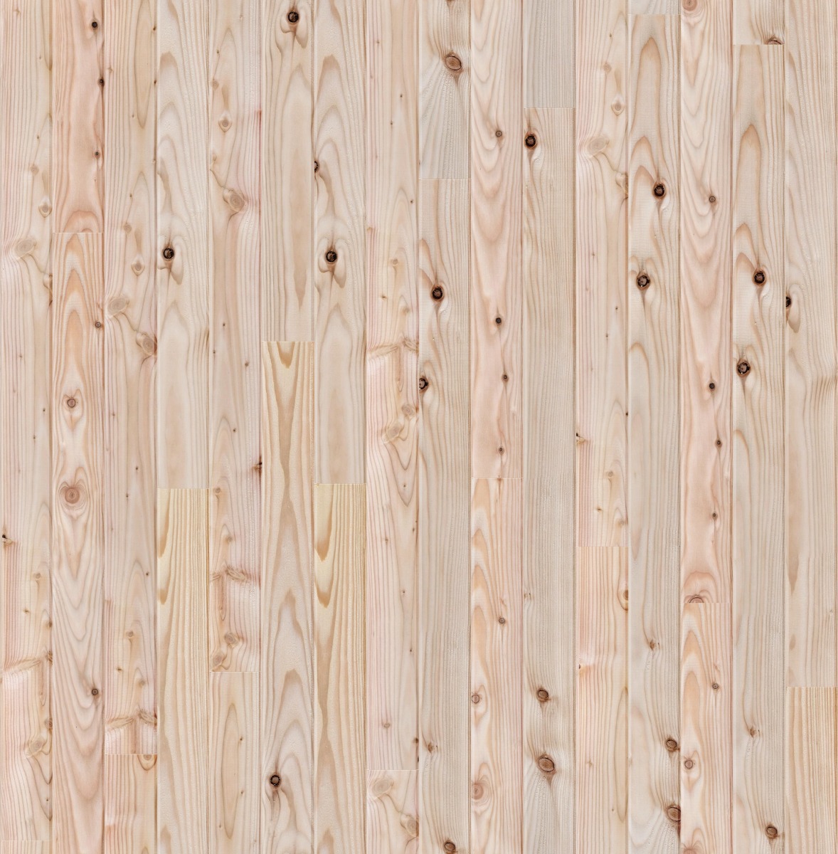 A seamless wood texture with scottish larch | planed boards arranged in a Staggered pattern