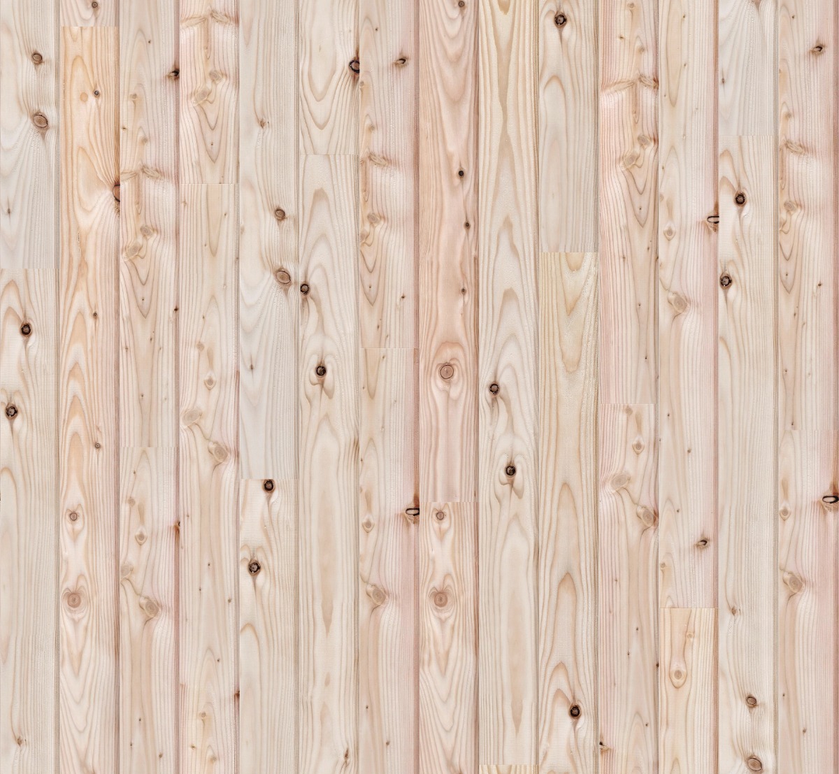 A seamless wood texture with scottish larch | planed boards arranged in a Staggered pattern