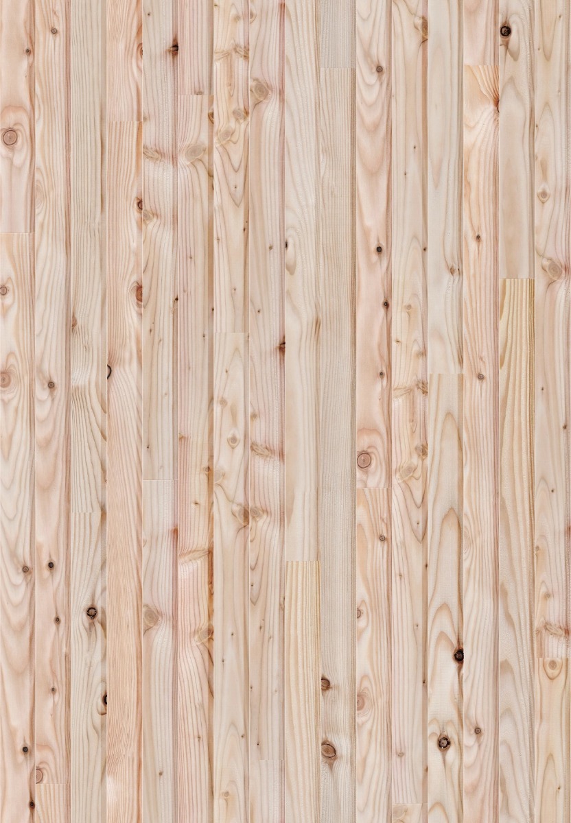 A seamless wood texture with scottish larch | planed boards arranged in a Staggered pattern