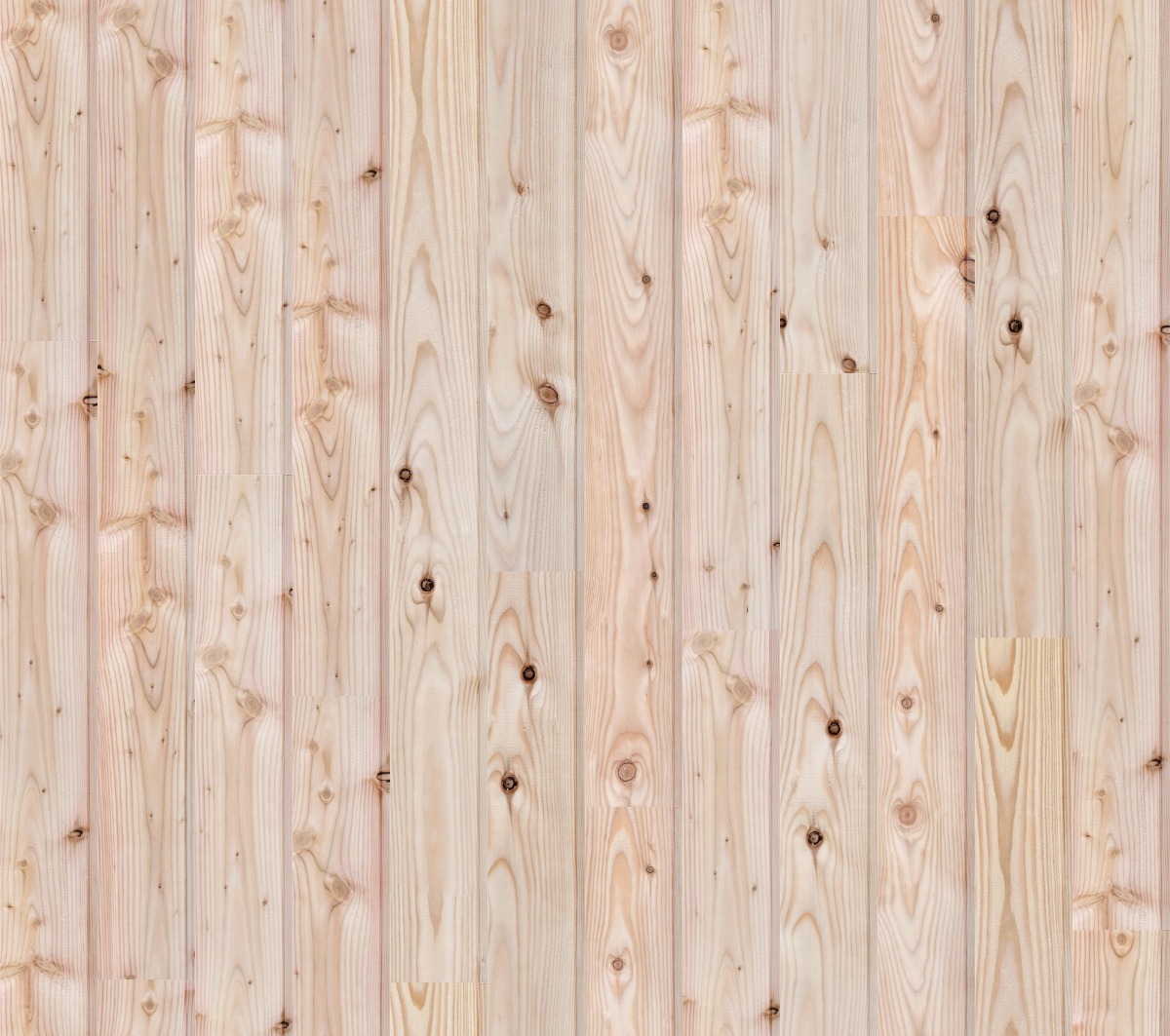 A seamless wood texture with scottish larch | planed boards arranged in a Staggered pattern