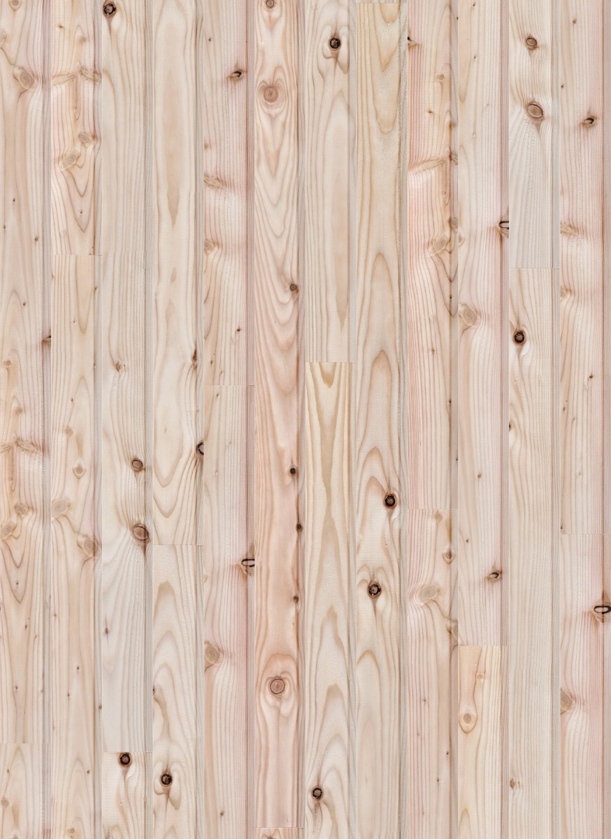 A seamless wood texture with scottish larch | planed boards arranged in a Staggered pattern
