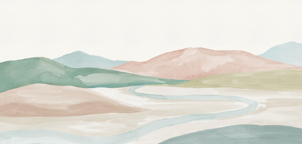 A seamless wallpaper texture with valley pastel units arranged in a None pattern