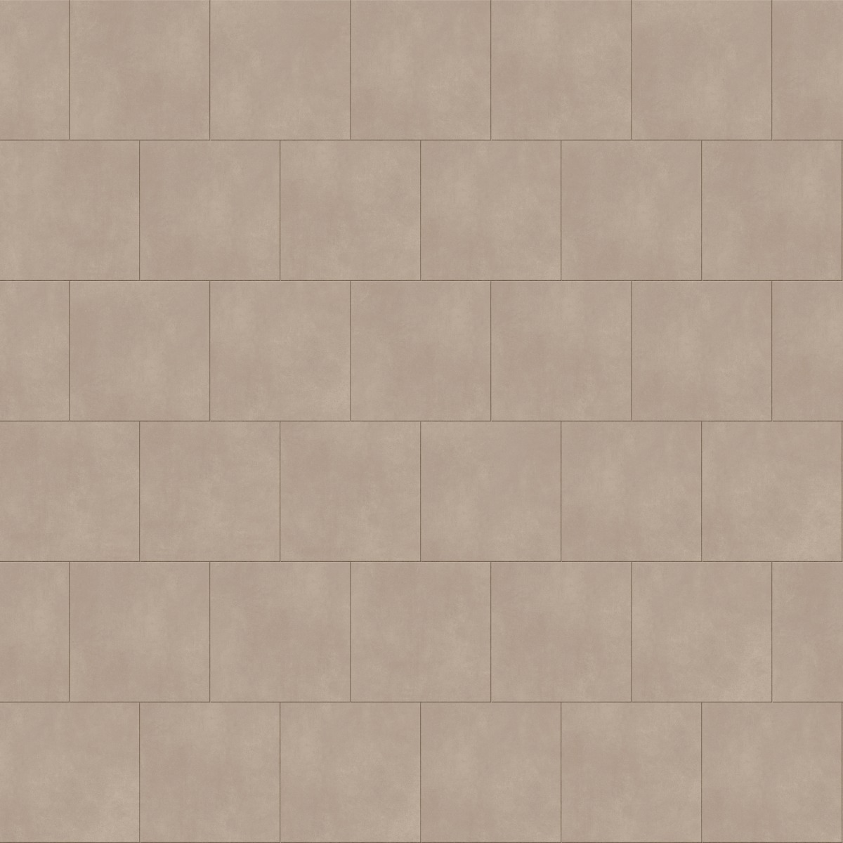 A seamless tile texture with con-taupe tiles arranged in a Stretcher pattern