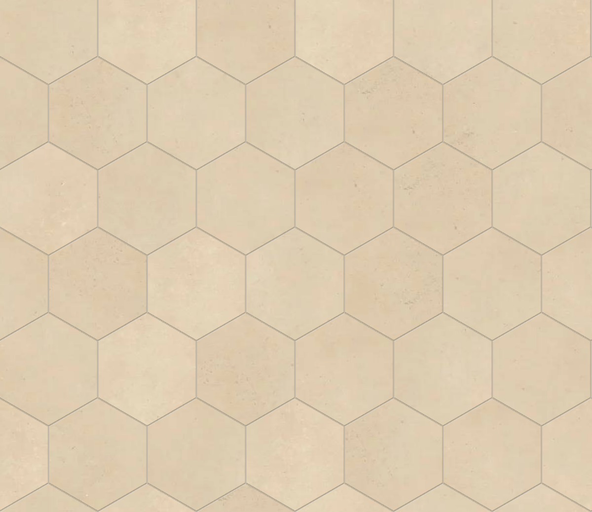 A seamless tile texture with erh-cotton tiles arranged in a Hexagonal pattern