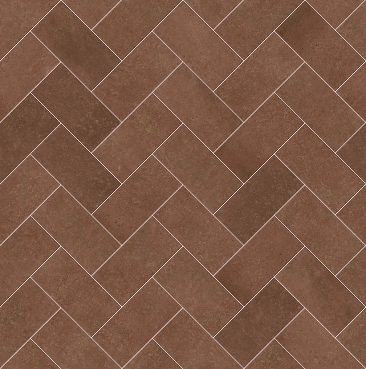 A seamless tile texture with erh-mocha tiles arranged in a Herringbone pattern