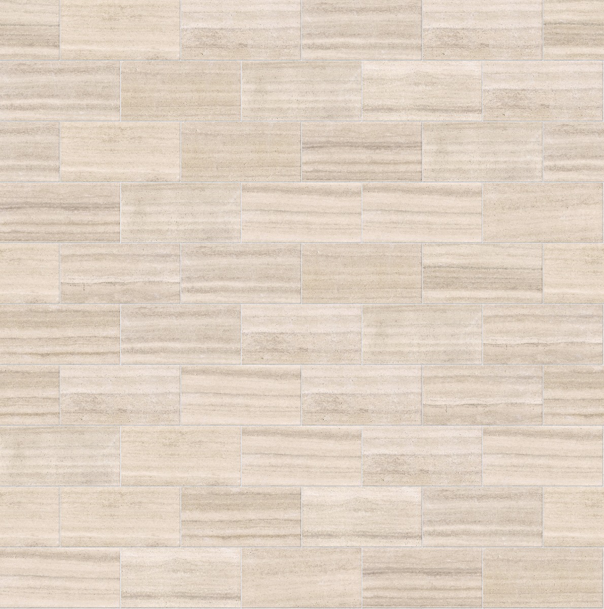 A seamless stone texture with terra strata limestone honed blocks arranged in a Stretcher pattern