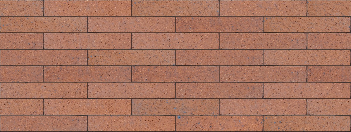 A seamless landscaping texture with 470-479 dark range plank pavers units arranged in a Stretcher pattern