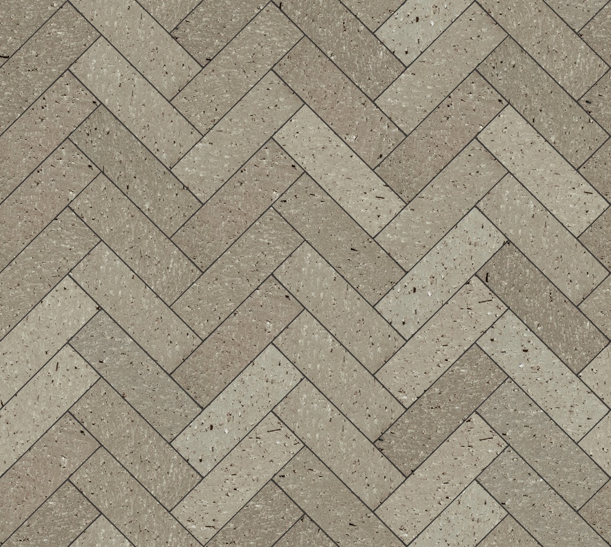A seamless landscaping texture with 8520 coarse grind pavers units arranged in a Herringbone pattern