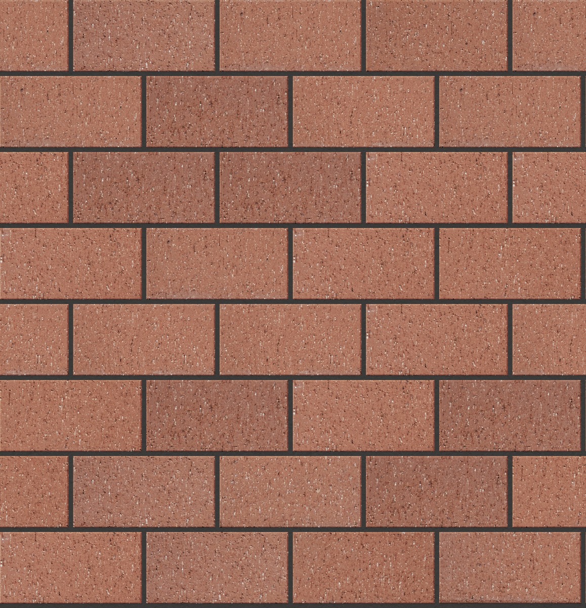 A seamless landscaping texture with admiral red permeable pavers units arranged in a Stretcher pattern