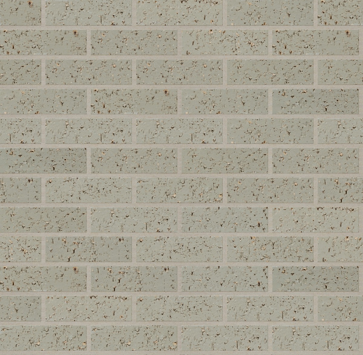 A seamless brick texture with aluminum coarse velour units arranged in a Stretcher pattern
