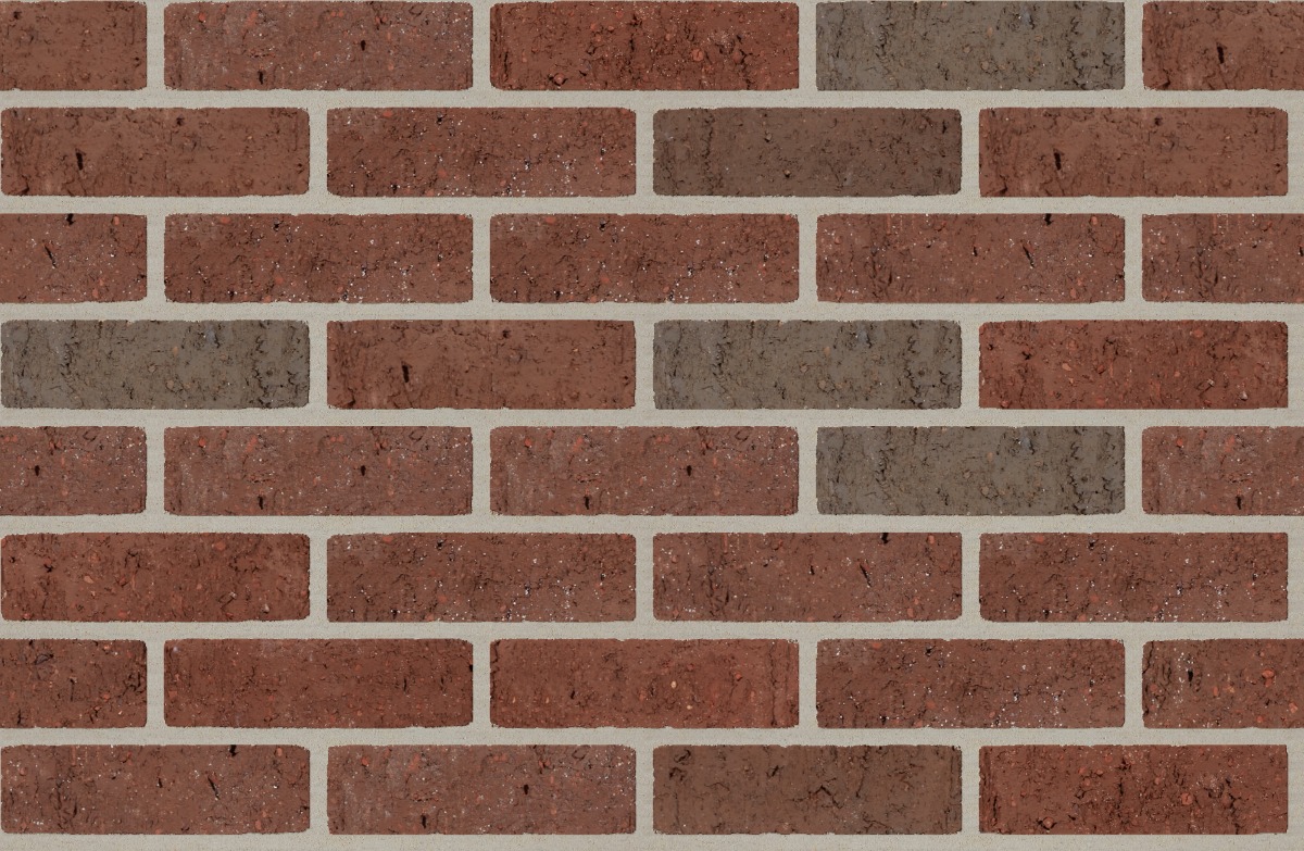 A seamless brick texture with amherst blend dart-tex units arranged in a Stretcher pattern