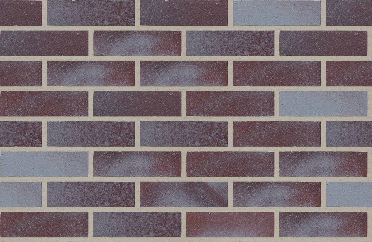A seamless brick texture with ashberry smooth units arranged in a Stretcher pattern