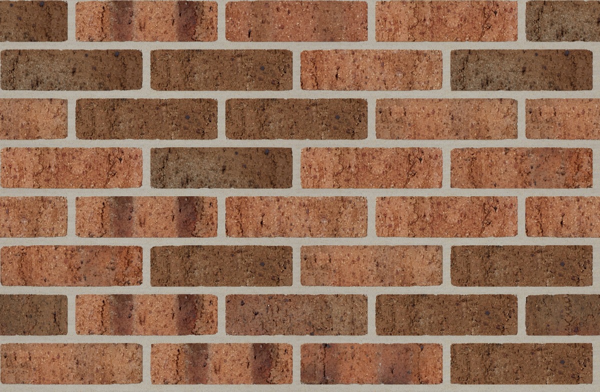 A seamless brick texture with beaver blend 73 dart-tex units arranged in a Stretcher pattern