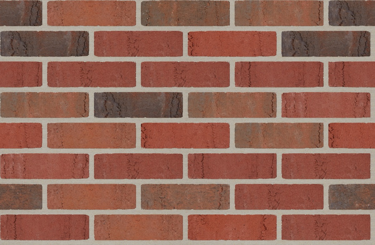 A seamless brick texture with berwick blend sanded dart-tex units arranged in a Stretcher pattern
