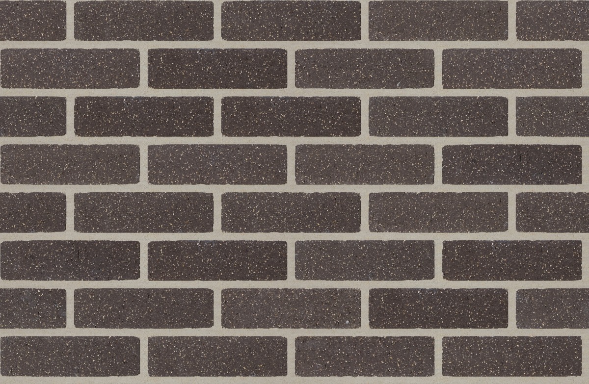 A seamless brick texture with carbon black velour units arranged in a Stretcher pattern