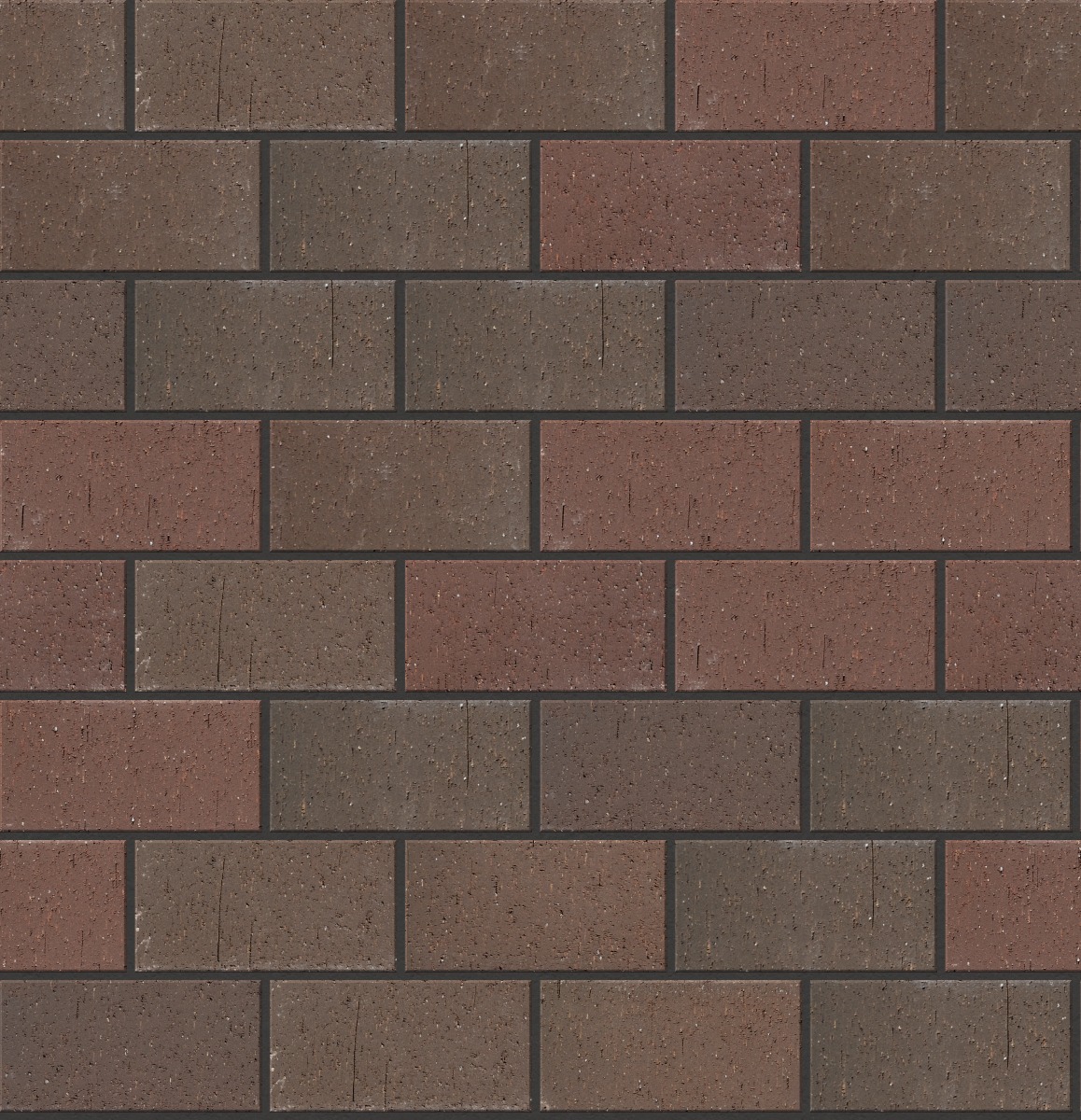A seamless landscaping texture with claret full range permeable pavers units arranged in a Stretcher pattern